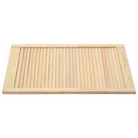 Louvredeuren 2 st 99,3x59,4 cm massief grenenhout - thumbnail