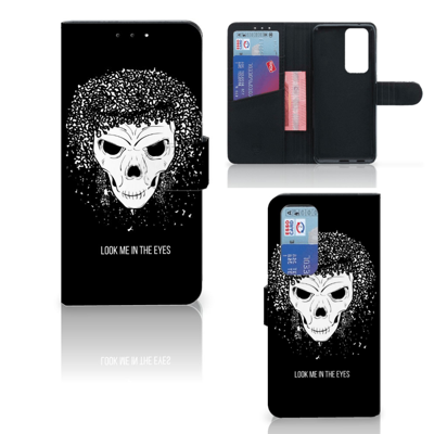 Telefoonhoesje met Naam OPPO Find X3 Neo 5G Skull Hair Telefoonhoesje met Naam OPPO Find X3 Neo 5G Skull Hair