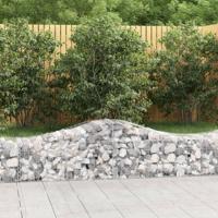 Schanskorven 8 st gewelfd 200x50x40/60 cm gegalvaniseerd ijzer - thumbnail