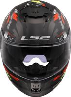 LS2 integraalhelm "ff808 stream ii angry monkey" helmet ff808 st.ii an.monk.xs bl./red matt - thumbnail