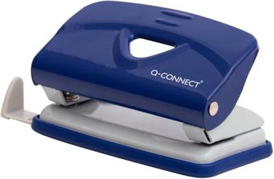 Q-CONNECT Light Duty perforator, metaal, 10 blad, blauw