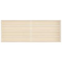 Houten verzamelvitrine met deuren 100x8,5x37 cm - thumbnail