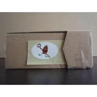 Etiket Sint/mijter wit/goud/rood ov38x24 - thumbnail