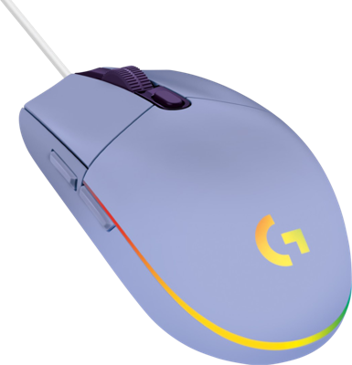 Logitech - G203 Lightsync Gaming Mouse - Lilac Logitech - G203 Lightsync Gaming Mouse - Lilac