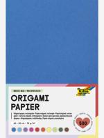 Origami papier, 500 rechthoekige vellen BASIC MIX FOLIA meerkleurig - thumbnail