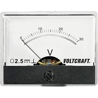 VOLTCRAFT AM-60X46/30V/DC AM-60X46/30V/DC Inbouwmeter AM-60X46/60 V/DC 30 V Draaispoel VOLTCRAFT AM-60X46/30V/DC AM-60X46/30V/DC Inbouwmeter AM-60X46/60 V/DC 30 V Draaispoel