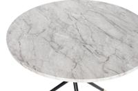 Bijzettafel DKD Home Decor Wit Zwart Gouden Metaal Hout MDF 80 x 80 x 76 cm - thumbnail