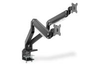Digitus DA-90427 Monitorbeugel 2-voudig 38,1 cm (15) - 88,9 cm (35) Zwart Uittrekbaar, Draaibaar, In hoogte verstelbaar, Kantelbaar, Kantelbaar en roteerbaar, - thumbnail