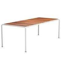 Houe Avanti tuintafel 222x98 cm Muted White Essenhout - thumbnail