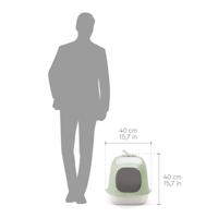 Kattenbak United Pets Groen Polypropyleen 40 x 50 cm - thumbnail