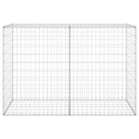 Schanskorfmuur met deksels 150x60x100 cm gegalvaniseerd staal - thumbnail