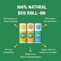 Happy Earth 100% Natural Deo Roll-On Rose Petitgrain - thumbnail