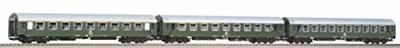 Piko H0 58220 H0 3-delige set Y-rijtuigen D 300 set 1 van de DR