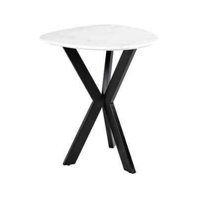 Richmond Bijzettafel 'Trocadero' Marmer, 50cm, kleur Wit