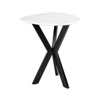 Richmond Bijzettafel 'Trocadero' Marmer, 50cm, kleur Wit - thumbnail