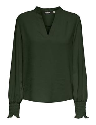 Only Onlmette V-neck Ls Smock Top Noos Wvn T-shirt Lange Mouw Duffel Bag