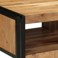 Salontafel 50x50x38 cm massief acaciahout - thumbnail