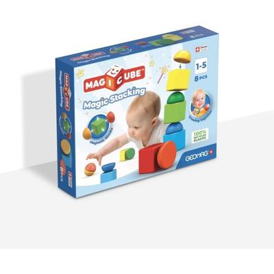 Magnetische blokken - GEOMAG - Magicube 061 - 8 stuks - Stapelbaar - Gerecycled plastic