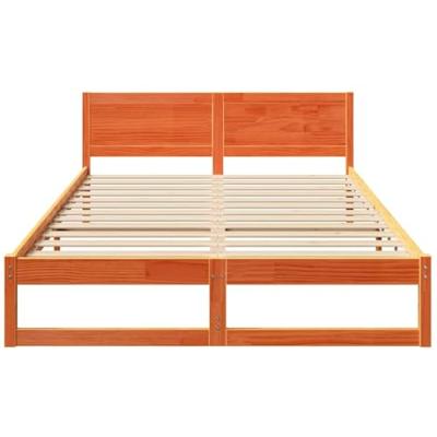 Bedframe Wasbruin 160 x 200 cm Massief grenenhout