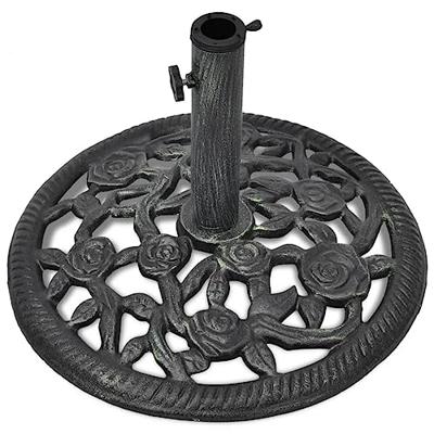 VidaXL Parasolvoet 12 kg 48 cm gietijzer - thumbnail
