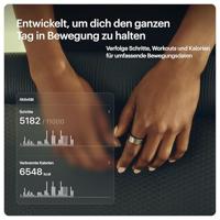 ULTRAHUMAN Ring Air - Advanced Sleep-Tracking Wearable, HRV, hartslag- en temperatuurbewaking, track workout, beweging & herstel, waterbestendig tot 100 m - thumbnail