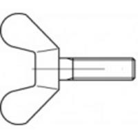 TOOLCRAFT TO-5447502 Vleugelschroef M8 10 mm DIN 316 Messing 50 stuk(s) - thumbnail