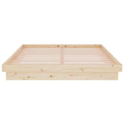Bedframe massief hout 150x200 cm