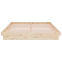 Bedframe massief hout 150x200 cm - thumbnail