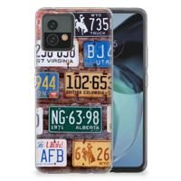 Motorola Moto G72 | Siliconen hoesje | met foto Kentekenplaten - thumbnail