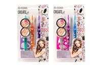 Create It! beauty tattoo geurpennen, 3st + sjabloon - thumbnail