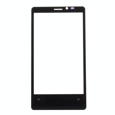 De Lens van het buitenste glas van de voorste scherm voor Nokia Lumia 920 (zwart)