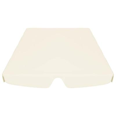 VidaXL Vervangingsluifel voor schommelbank 188/168x145/110 cm crème