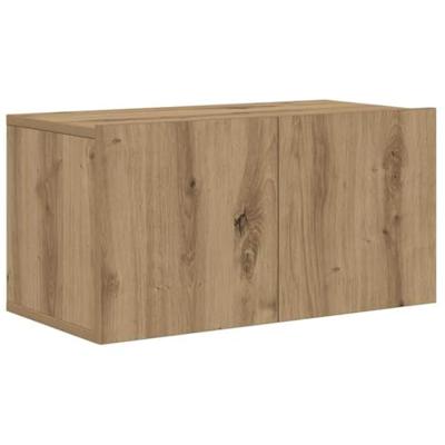 Tv-meubelset 10 pcs artisanaal eikenkleurig 30.5 x 30 x 90 cm