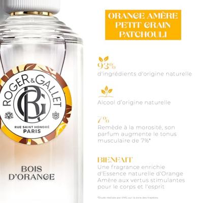 Roger & Gallet Bois D'Orange Wellbeing Fragrant Water 100 ml Roger & Gallet Bois D'Orange Wellbeing Fragrant Water 100 ml