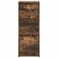 Dressoir 29,5x34x76 cm bewerkt hout gerookt eikenkleurig - thumbnail