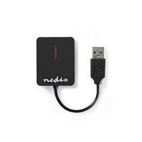 Nedis CRDRU2300BK Kaartlezer Multicard Usb 2.0 - thumbnail