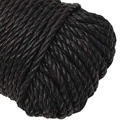 VidaXL Werktouw 8 mm 25 m polypropeen zwart