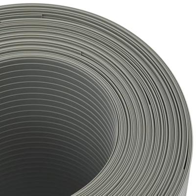 VidaXL Tuinschermen 10 st 252,5x19 m pvc steengrijs
