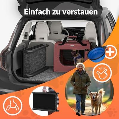 Hondenhelling auto Zwart 156x40x16cm opvouwbaar