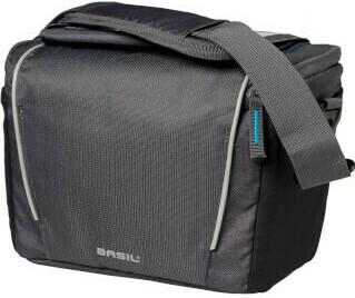 Basil sport design stuurtas - grijze achtertas voor elektrische fiets - db0205a