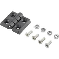 Basetech Kunststof scharnier 53 x 44 x 8 mm 53 mm 1 stuk(s) - thumbnail