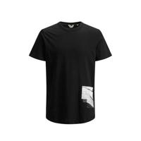 JACK & JONES CORE T-shirt Sawyer met printopdruk zwart - thumbnail