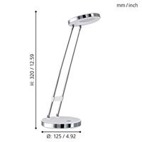 Eglo Led tafellampGexo metaalgrijs met wit - 93077 - thumbnail