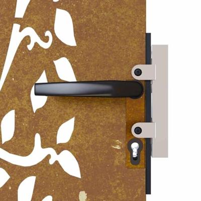 Poort 85x125 cm boomontwerp cortenstaal