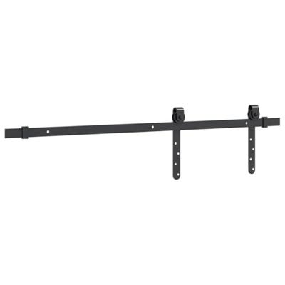 VidaXL Ophangset voor schuifdeur 91 cm koolstofstaal VidaXL Ophangset voor schuifdeur 91 cm koolstofstaal