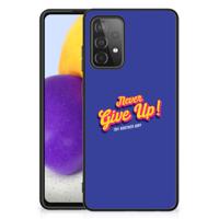 Samsung Galaxy A72 (5G/4G) | Telefoon Hoesje | met tekst Never Give Up - thumbnail