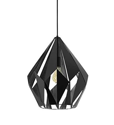 Eglo HanglampCarlton 1 38cm zwart - 49879