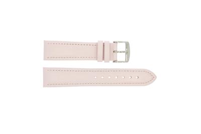Horlogeband Universeel 283R.14 Leder Roze 24mm