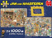 Jan van Haasteren A Trip to the Museum 2x1000 pcs Legpuzzel 1000 stuk(s) Strips - thumbnail