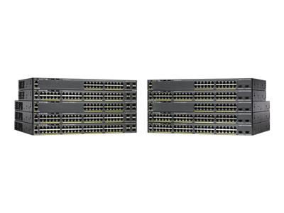 Cisco Catalyst 2960X-48FPS-L Network Switch, 48 Gigabit Ethernet Ports, 740W PoE Budget, four 1 G SFP Uplink Ports, Enhanced Limited Lifetime Warranty (WS-C2960X-48FPS-L)